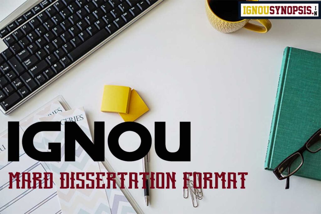 dissertation in ignou