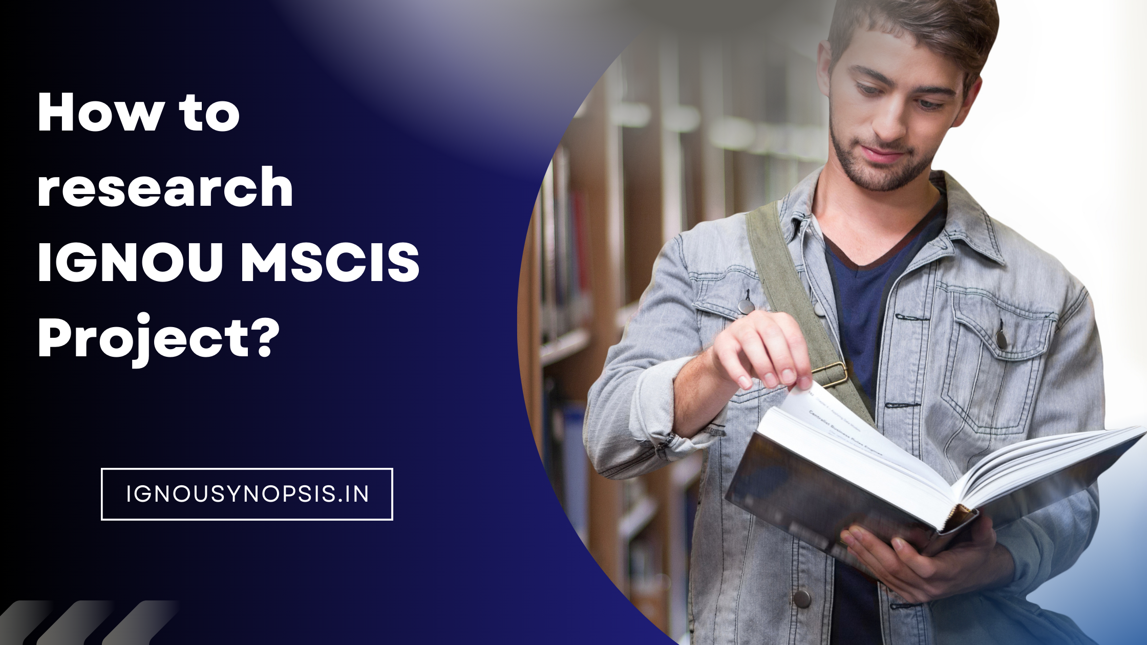 How to research IGNOU MSCIS Project?