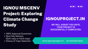 IGNOU MSCENV Project: Exploring Climate Change Study