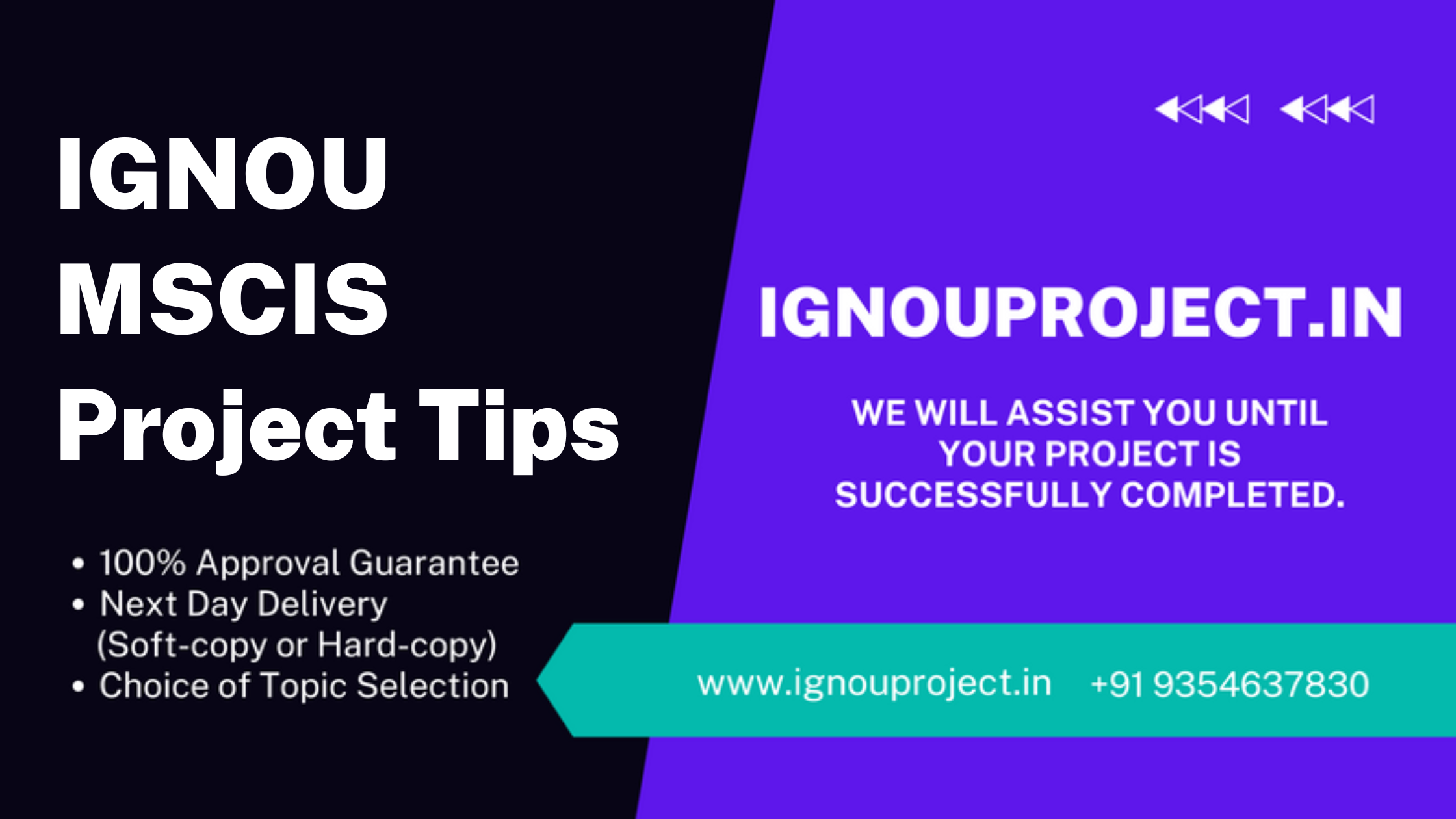 IGNOU MSCIS Project Tips